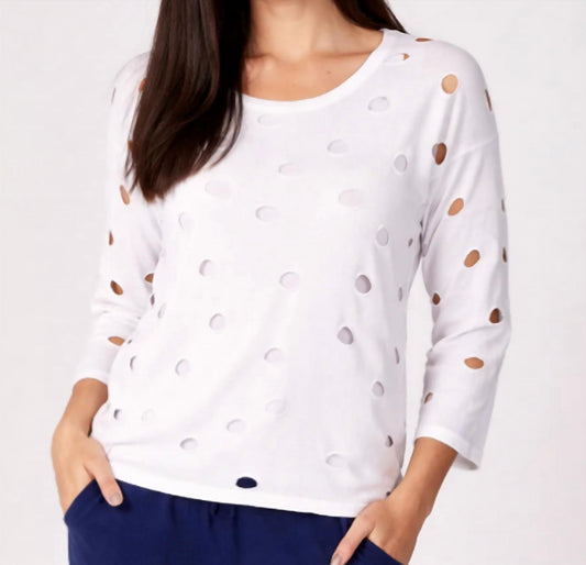 French Kyss - Scoop Hole Sweater