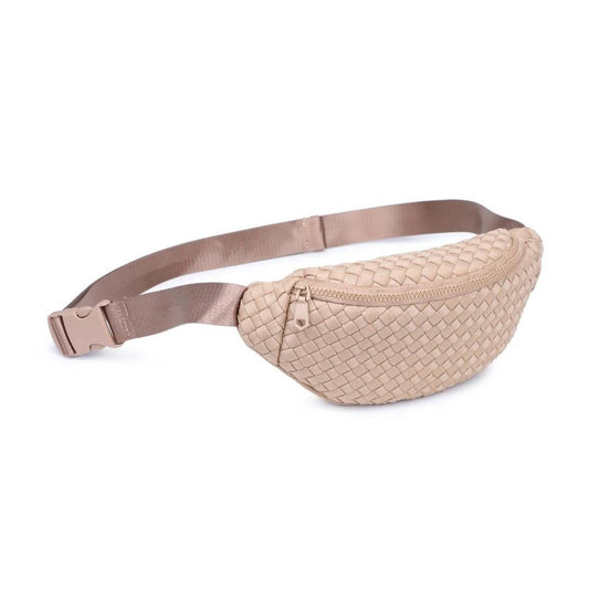 Sol And Selene - Women's Aim High Woven Belt Bag Fanny Pack Sling Bag