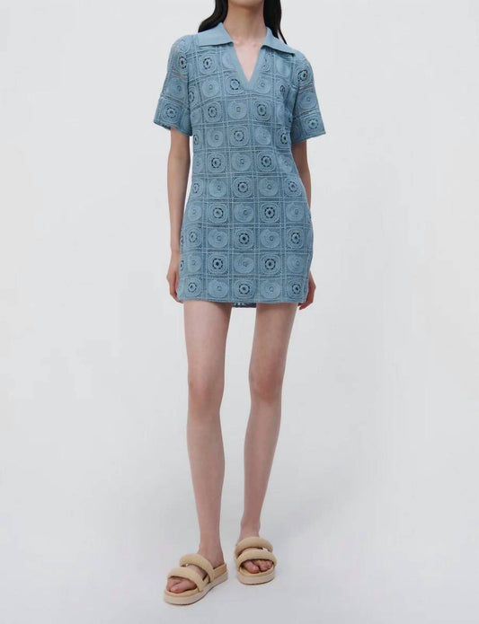 Jonathan Simkhai - Gabrielle Crochet Coverup Shirt Dress