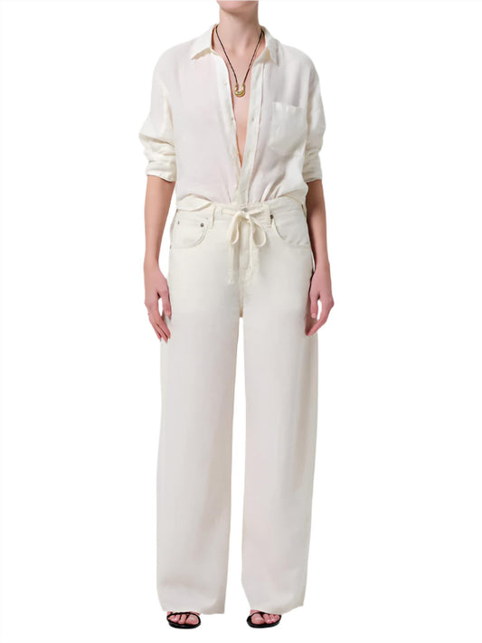 Citizens Of Humanity - Brynn Drawstring Linen Trouser