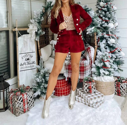 Greylin - Tricia Gold Button Short