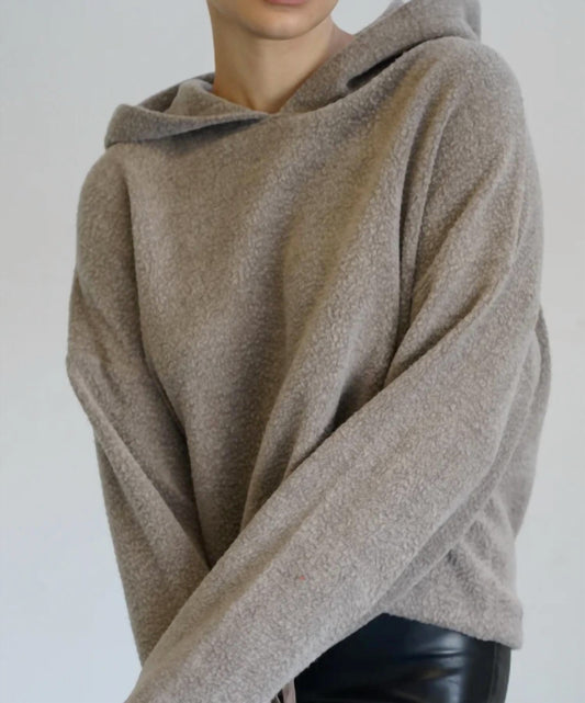 Lna - Odin Sherpa Cropped Hoodie