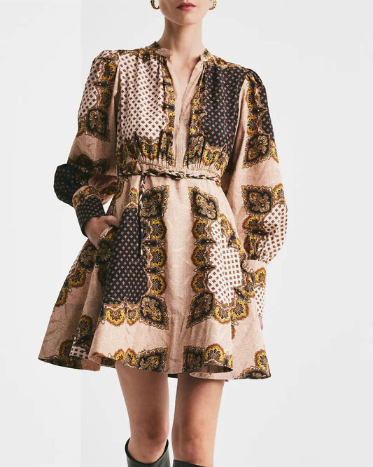 Bytimo - Jacquard Mini Dress