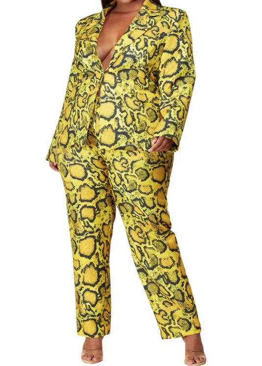 L'Atiste - Python Pant Set