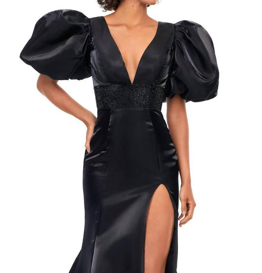 Ashleylauren - V-neck Dress