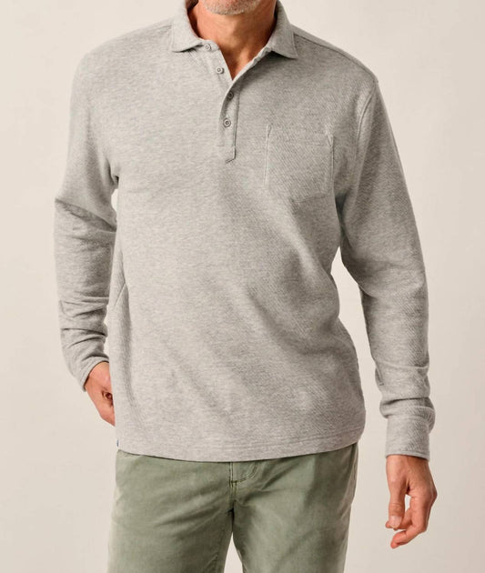 Johnnie-O - Alwin Ripple Knit Polo Sweater