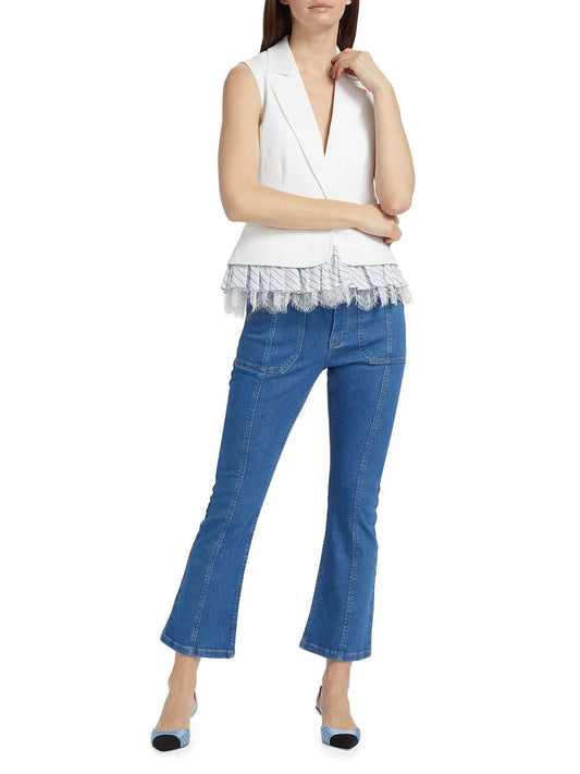 Cinq A Sept - STRIPED LE PETIT DENIM ROXIE