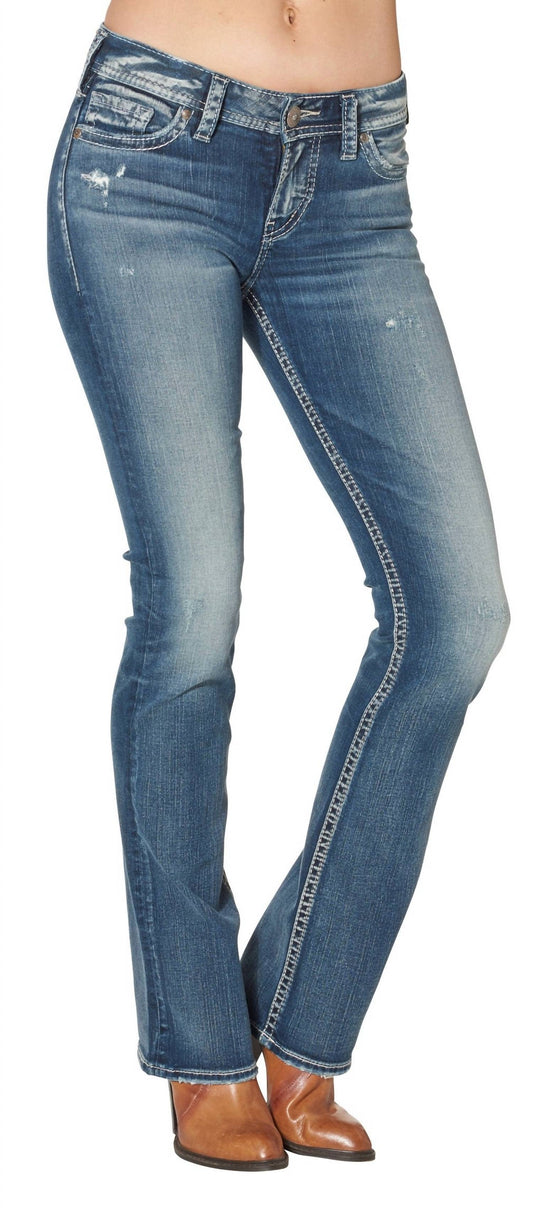 Silver Jeans Co - Women's Tuesday Mid Boot Jeans