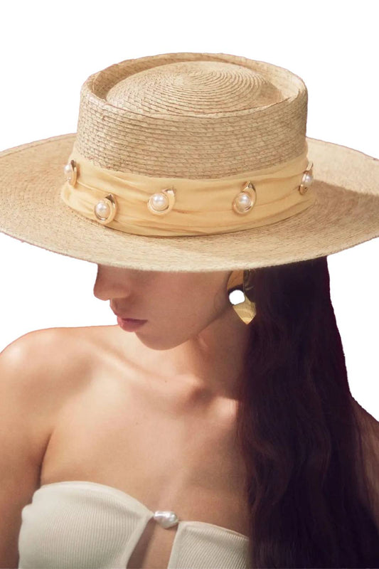 Lele Sadoughi - Women's Michelle Déco Swirl Straw Hat