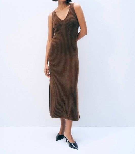 White + Warren - Ribbed Midi Dress