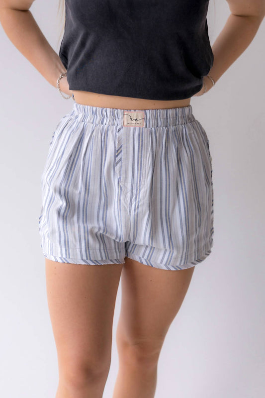 Free People - Day To Day Flannel Boxer Shorts