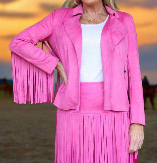 Way - Suede Fringe Jacket