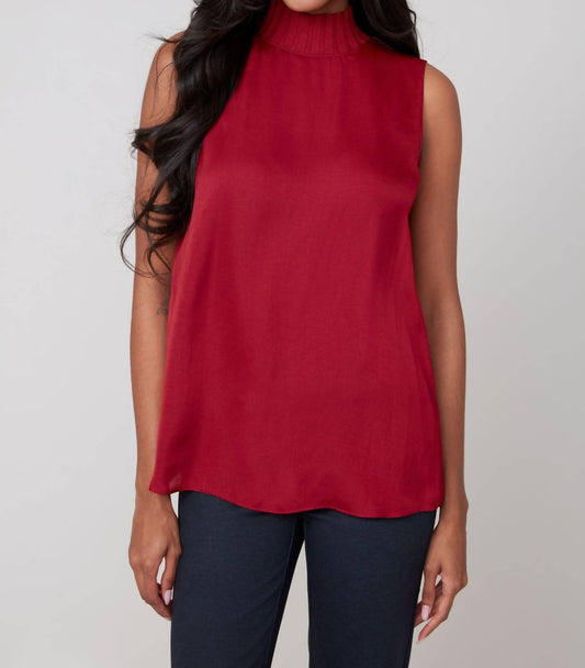 Renuar - Sleeveless Turtleneck Blouse