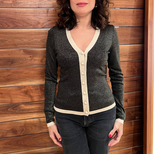 Zimmermann - Metallic Knit Cardigan