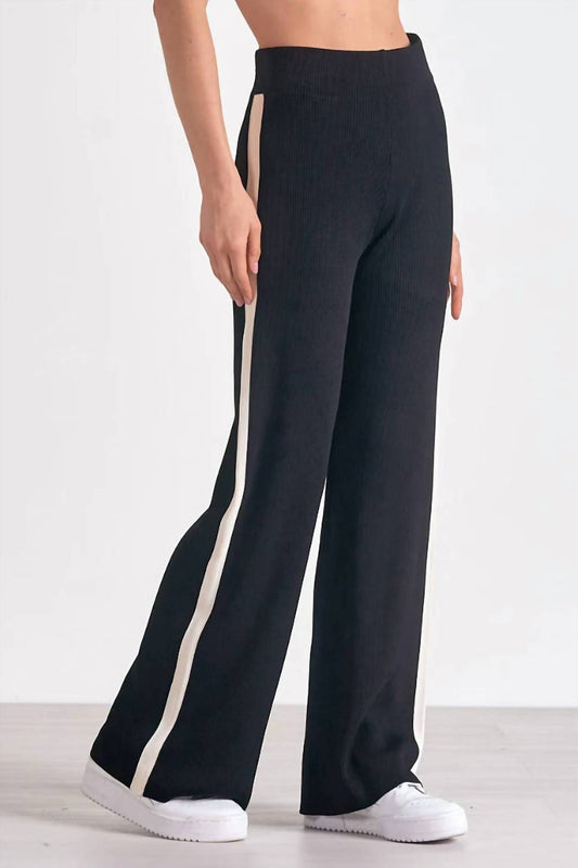 Elan - Wide Leg Sweater Knit Pants