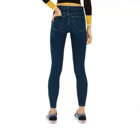 Topshop - High Rise Jamie Moto Skinny Jeans