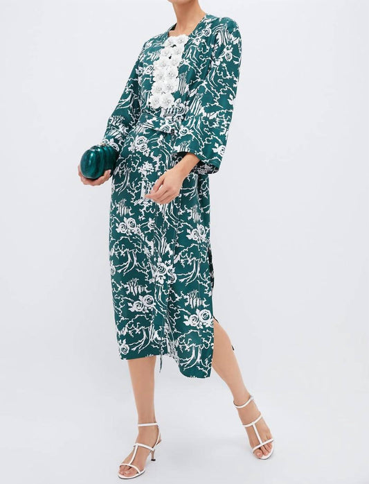 Oroton - Garden Toile Tunic Maxi Dress