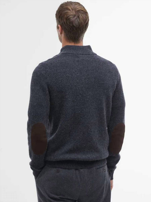 Barbour - Essential Patch Half Zip Sweater