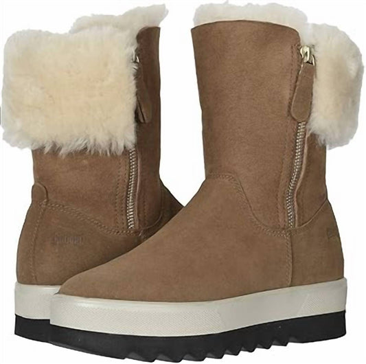 Cougar - Women's Vera Leather Waterproof Shearling Boots