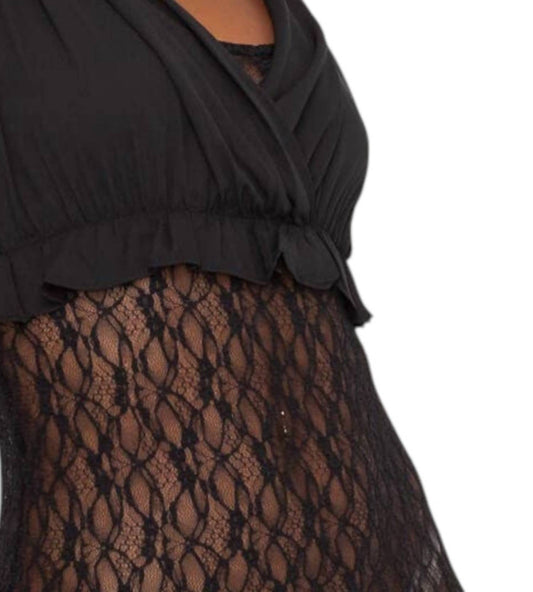 Lush - Lace Bodice Bodysuit