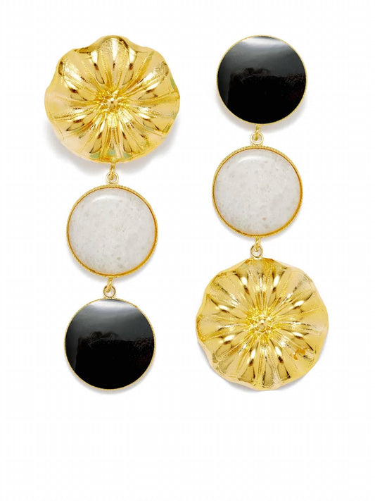 Destree - Women's Sonia Daisy Double Stone Earrings