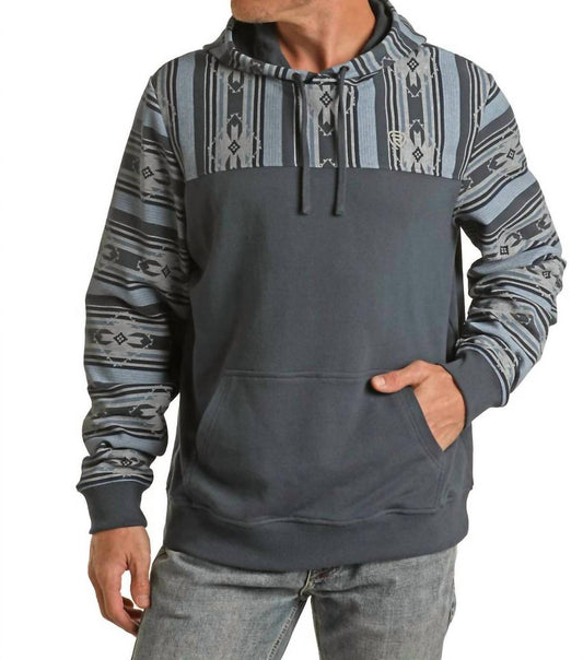 Rock & Roll Denim - Printed Terry Hoodie