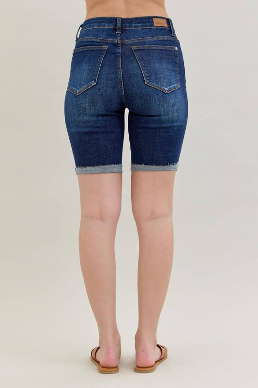 Judy Blue - Patch Destroy Bermuda Shorts