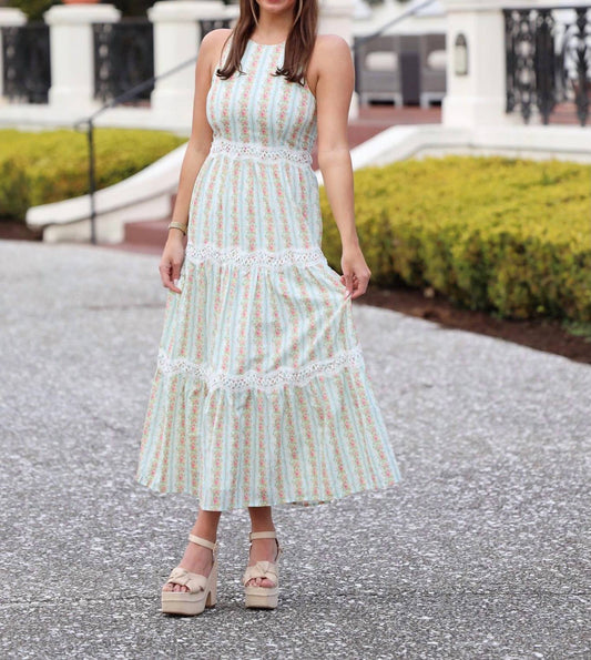 Tcec - Garden Gate Floral Midi Dress