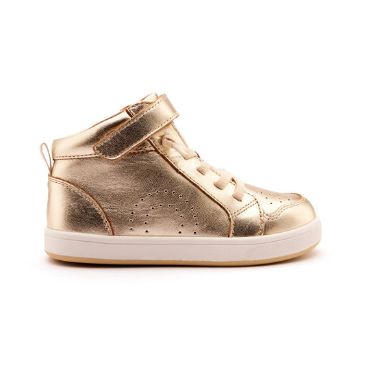 Oldsoles - Girls Skill Leather High Top Sneakers