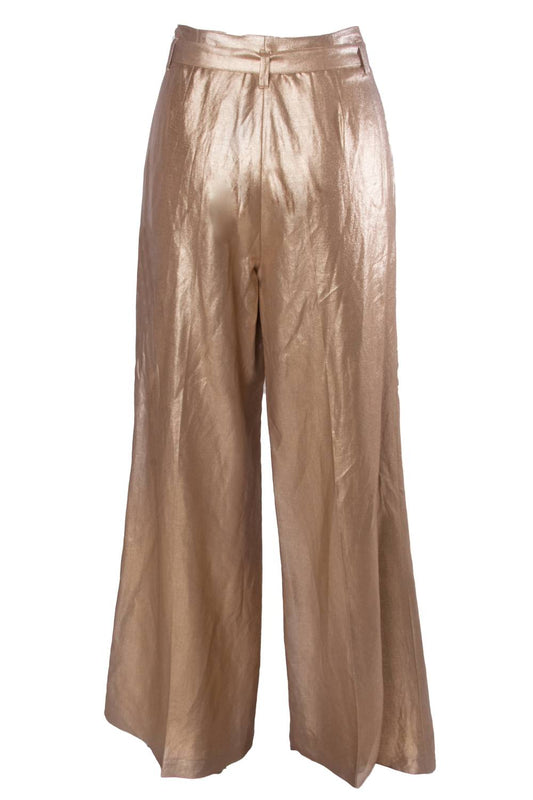 Raffaello Rossi - Women's Anais Foiled Linen Pants