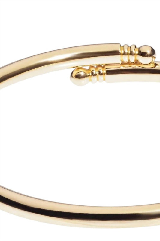 Eklexic - Women's Knob Ended Bangle