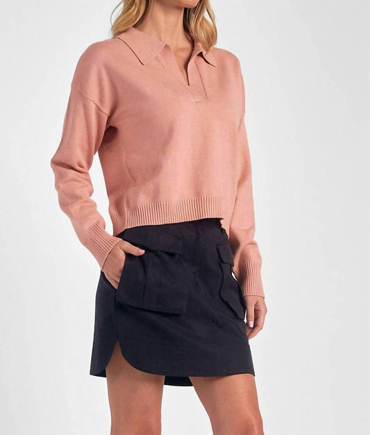 Elan - Collar V-neck Sweater