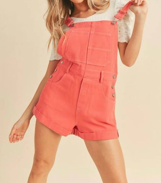 &Merci - Denim Short Overalls