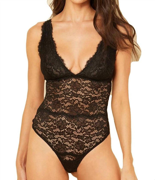 Preta Teddy Bodysuit