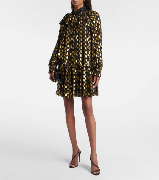 Ulla Johnson - Loretta Silk Long Sleeve Mini Dress