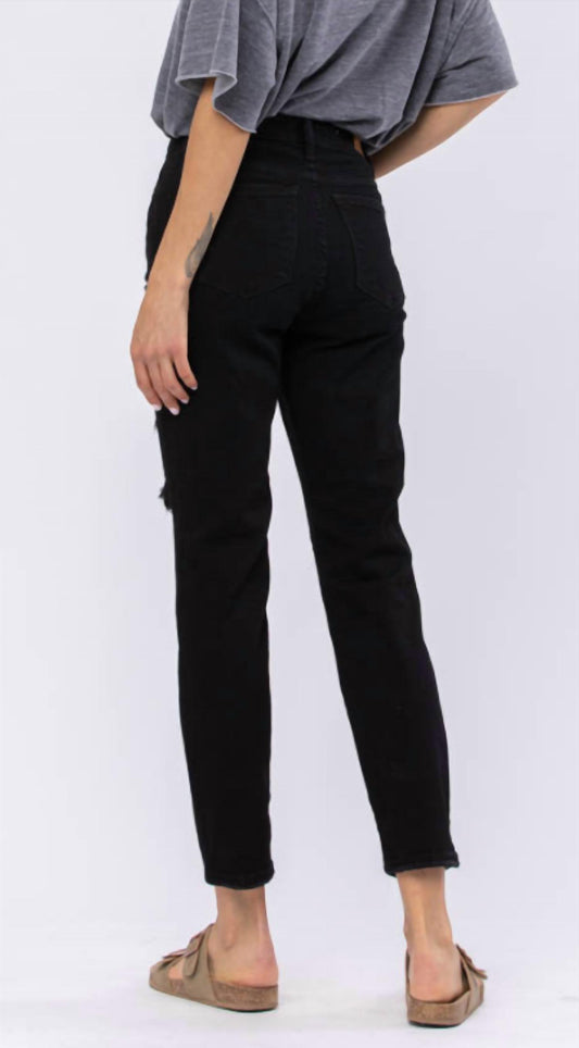 Judy Blue - High Waist Destroyed Boyfriend Jeans