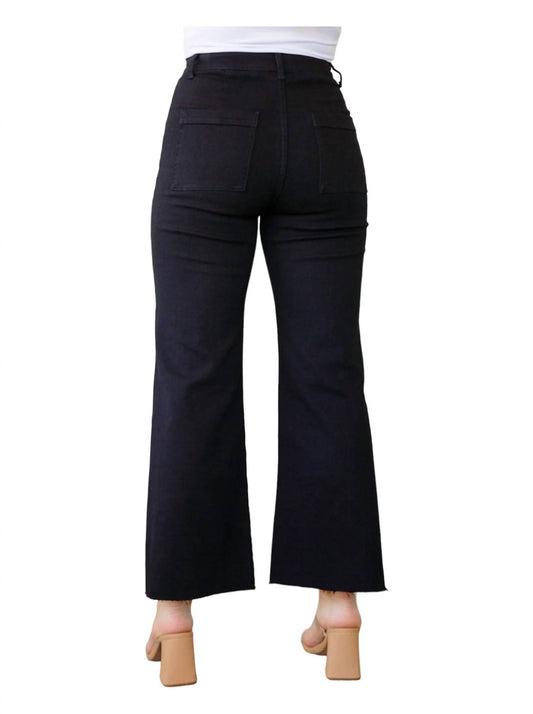 Anniewear - August High Rise Wide Leg Crop Jeans