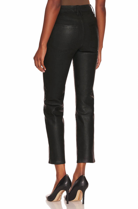 Good American - Good Classic Coated High Rise Cropped Jeans