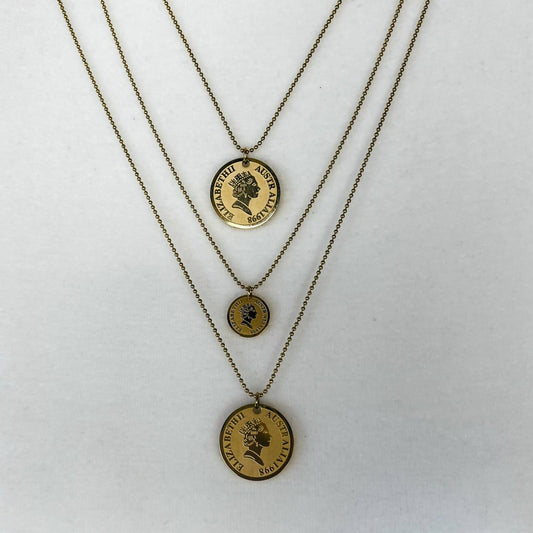 Kristalize Jewelry - Corbett Coin Layer Necklace