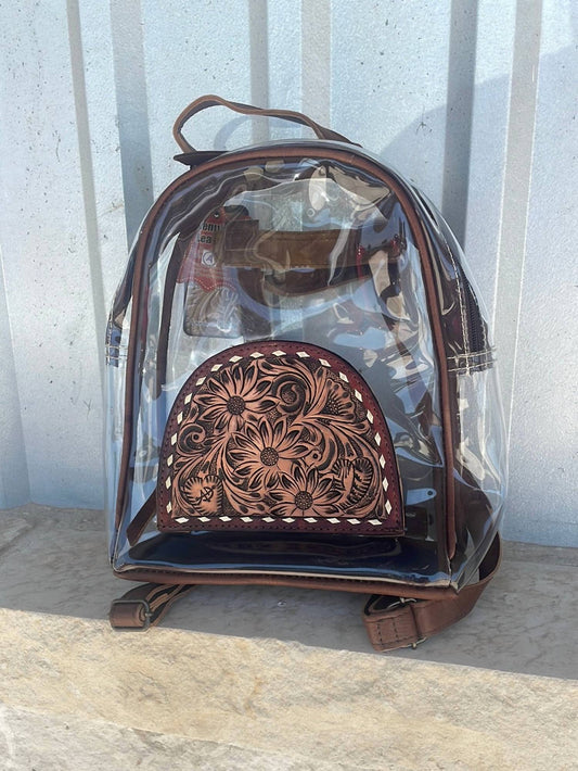 American Darling - Women's Tooled Leather Backpack