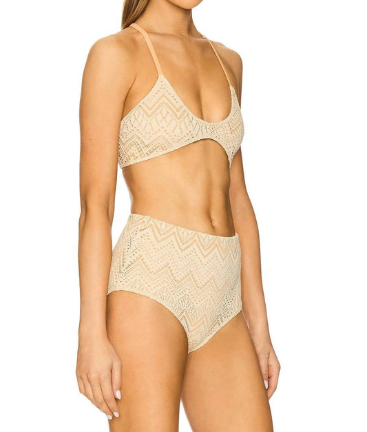 Free People - Crochet Misty Crop Bikini Top