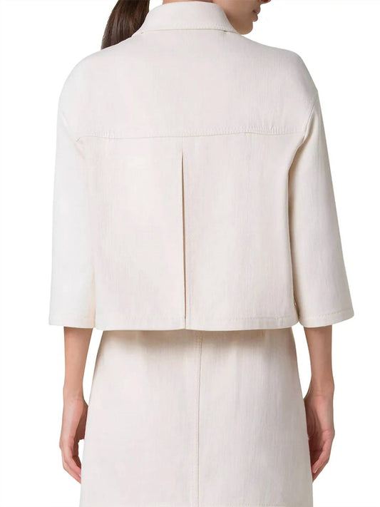 Akris Punto - Crop Boxy Biker Jacket