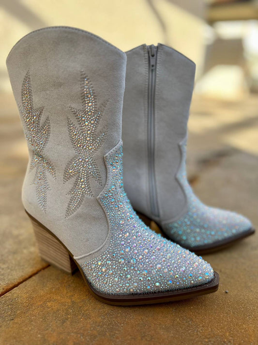 Very G - Women's Rhinestone Booties*