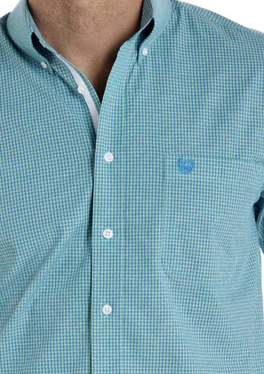 Panhandle - Short Sleeve Plaid Button Up Shirt