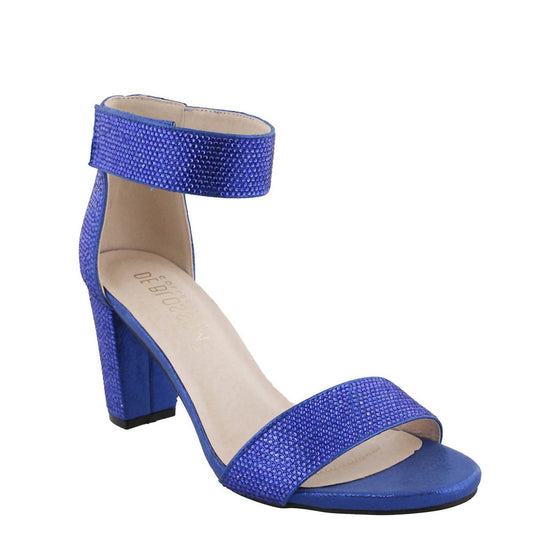 Blossom Footwear - Women's Nicky-4 Royal Shimmer Heel