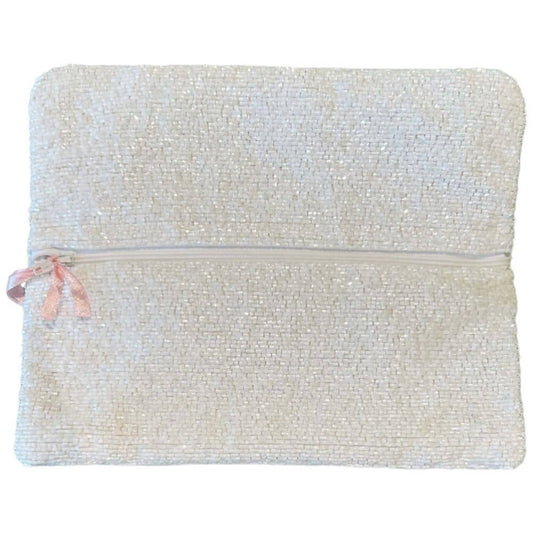 Tiana - Women's Foldover Beaded Clutch