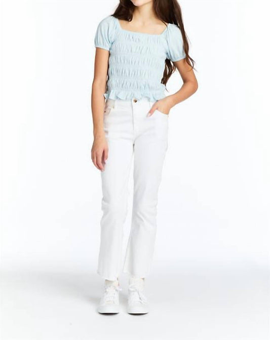 Tractr - High Rise Crop Flare Jeans