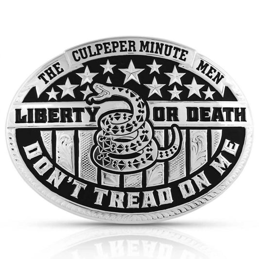 Montana Silversmiths - Liberty Or Death Don't Tread On Me Buckle