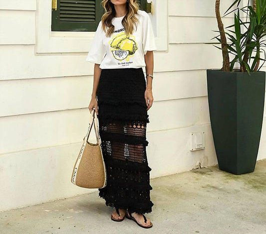 La Chocole - Crochet Hand-made Skirt