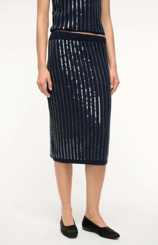 Staud - Mimi Sequin Line Skirt